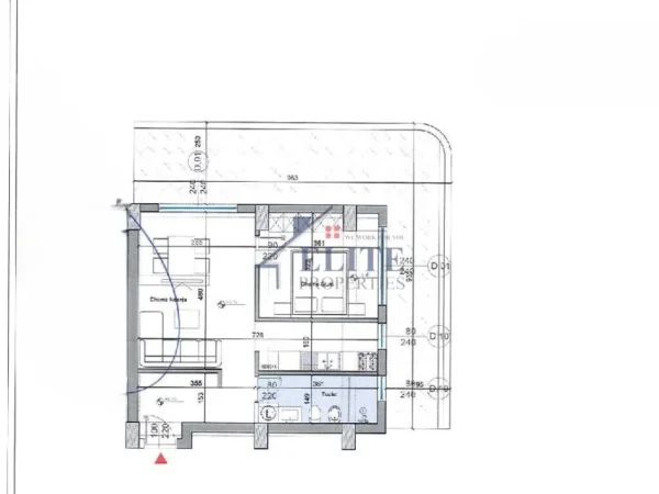 Durres, shitet apartament 1+1+Ballkon Kati 1, 55 m² 139.783 € (Turquoise Marina)