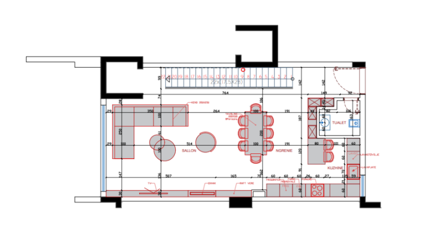 Tirane, shes Vile 3 Katshe , 350 m² 750.000 € (Luminor Residence)