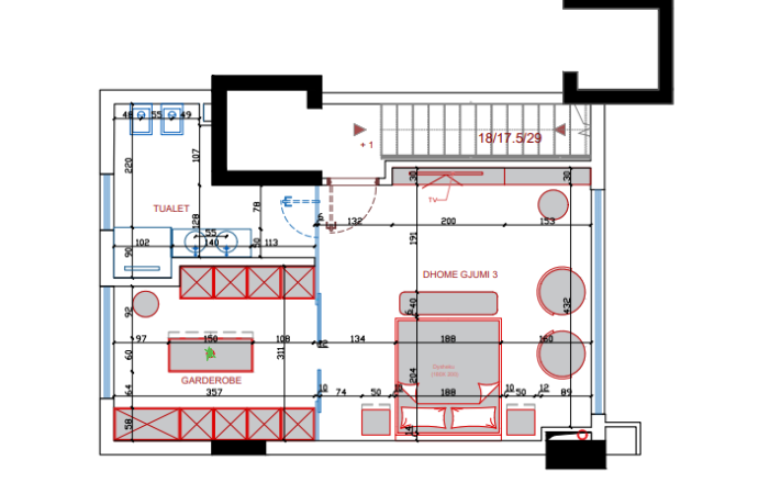 Tirane, shes Vile 3 Katshe , 350 m² 750.000 € (Luminor Residence)