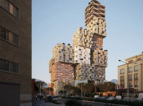 Tirane, shitet apartament 2+1 Kati 12, 95 m² 241.000 € (Hora Vertikal, Tirane)