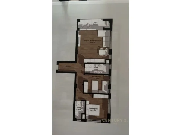 Tirane, shitet apartament 2+1 Kati 1, 119 m² 180.000 € (Rezidenca Avid, Bulevardi i Ri)