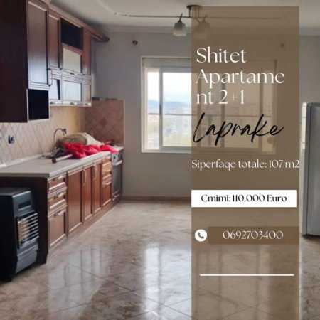 Tirane, shitet apartament 107 m² 110 Euro (Laprake)