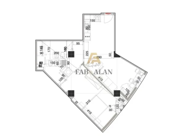 Tirane, shitet apartament 1+1 Kati 9, 77 m² 130.500 € (Don Bosko)