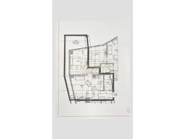 Tirane, shes apartament 1+1+Aneks+Ballkon Kati 10, 83 m² 360.000 € (Tirana's Rock" Qender)