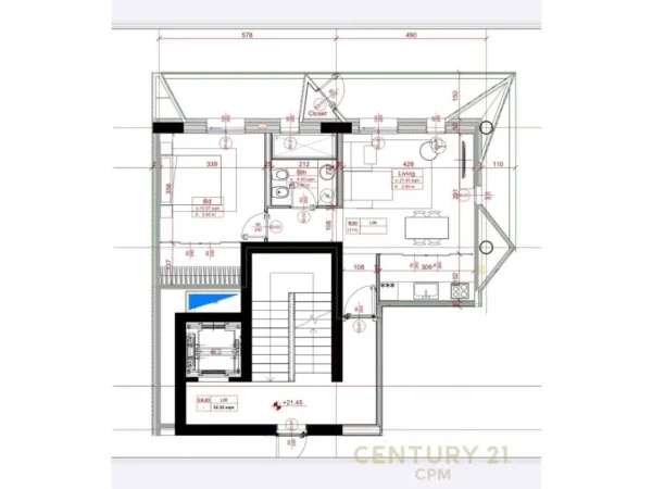 Tirane, jepet me qera zyre Kati 6, 94 m² 1.300 € (Altana ,Rruga e Kosovareve)