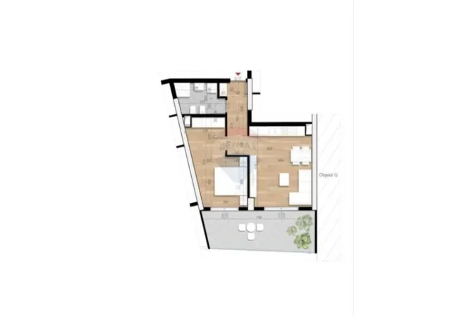 Tirane, shitet apartament 1+1 , 83 m² 