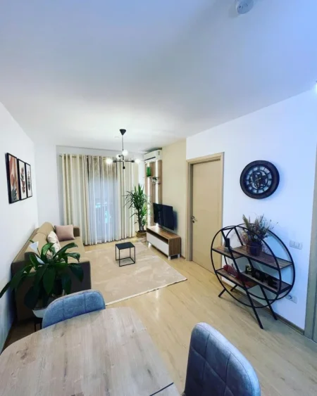 SOLD/Tirane, jap me qera apartament 1+1+Ballkon Kati 5, 65 m²  600 mi lek/Muaj (Kompleksi Magnet ,21 Dhjetori ,Rruga Ndre Mjeda,Tirane)