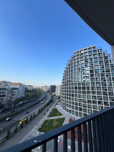 Tirane, jepet me qera apartament 1+1+Ballkon Kati 6, 67 m² (Lake View Residence, Liqeni Artificial)