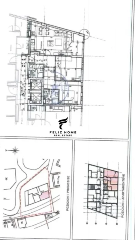 Tirane, shitet apartament 2+1+Ballkon Kati 8, 111 m² 164.000 € (ALI DEMI)