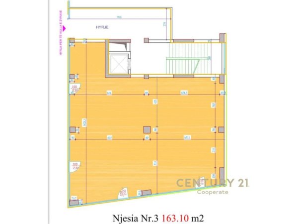 Tirane, jepet me qera ambjent biznesi Kati 0, 180 m² (DELIJORGJI)