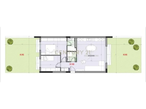 Tirane, shes apartament 2+1+Aneks+Ballkon Kati 0, 191 m² 237.000 € (Rezidenca Dream House)