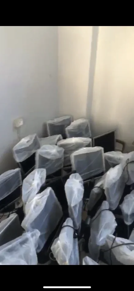 Tirane, shes 60 kompjutera kane qene per call center + karrige cmim i arsyeshem