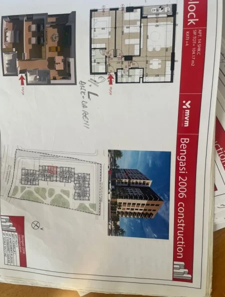 Tirane, shitet apartament 2+1+Ballkon , 104 m² 145.838 € (Porcelan)