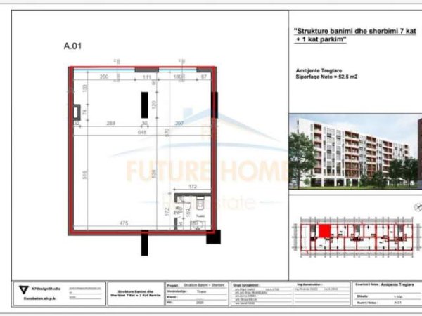 Tirane, shitet dyqan Kati 0, 53 m² 131.000 Euro (Ish Sheshi Shqiponja)