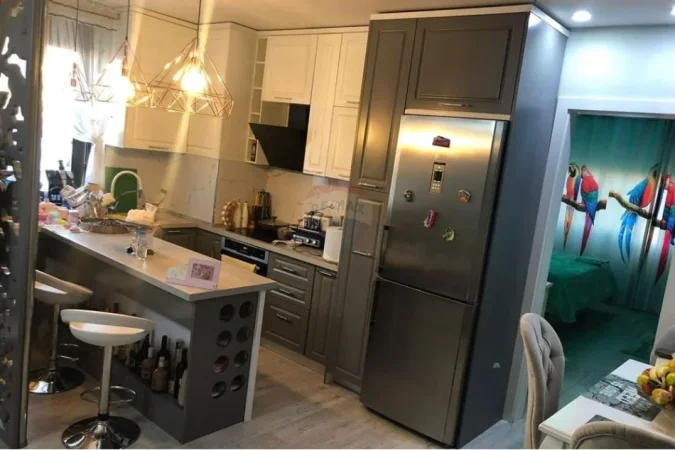 Shqiperi, jepet me qera apartament 1+1+Ballkon Kati 8, 65 m² 550 € (Teodor Keko)