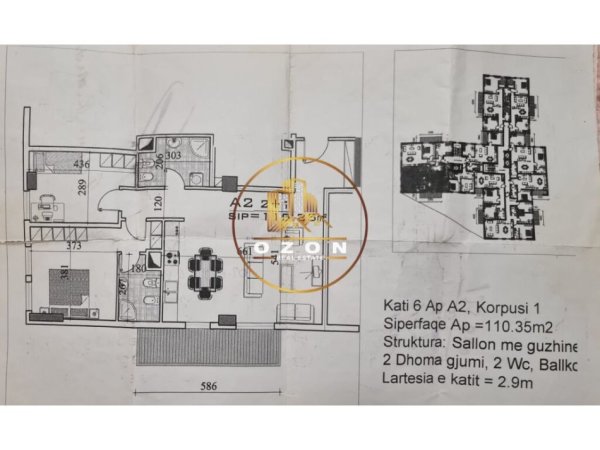Shitet Apartament 2+1+2 Pranë Hotel Hilton,Bulevardi Gjergj Fishta!