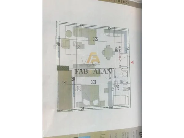 Tirane, shitet apartament 1+1 Kati 1, 58 m² 66.500 € (Paskuqan)