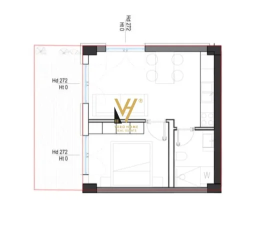 Dhermi - Palase, shitet apartament 1+1+Ballkon Kati 0, 60 m² 179.100 € (DHERMI)
