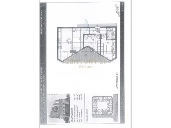 Tirane, shes apartament 2+1+Aneks+Ballkon Kati 4, 89 m² 170.000 € (COLONNADE RESIDENCES)
