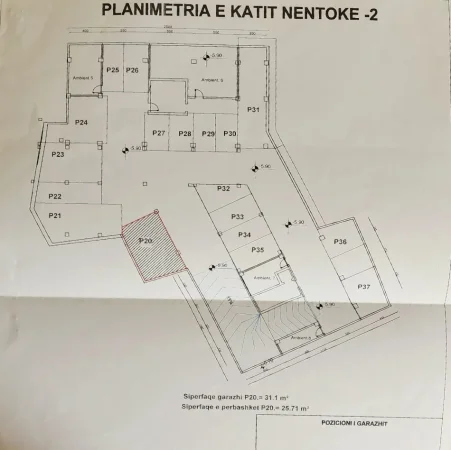 Tirane, jepet me qera garazh Kati -2, 32 m² 180 € (PAZARI I RI)