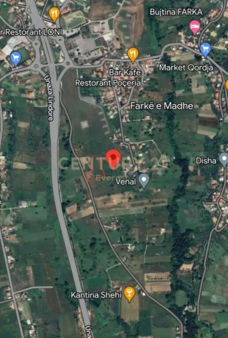 Tirane, shitet toke , 5.250 m² 900.000 € (Farke)