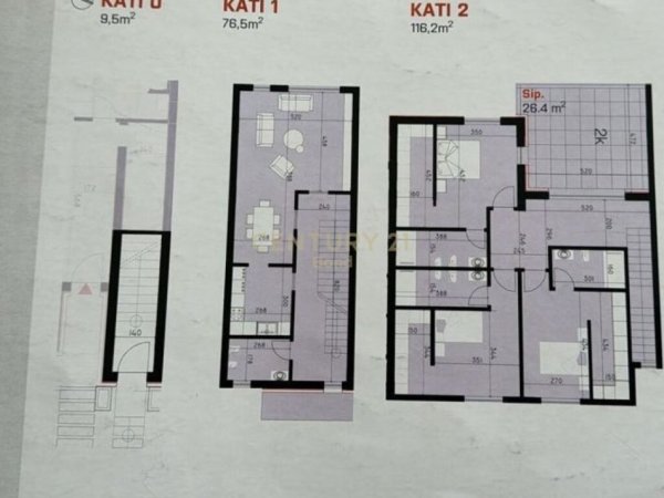 Tirane, shes apartament 3+1+4 , 202 m² 370.000 € (Rezidenca Piccadilly, Qendra Tregtare TEG)