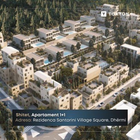 Dhermi - Palase, shitet apartament 1+1 Kati 0, 45 m² 179.100 € (Rezidenca Santorini Village Square, Dhërmi, TT 1533)