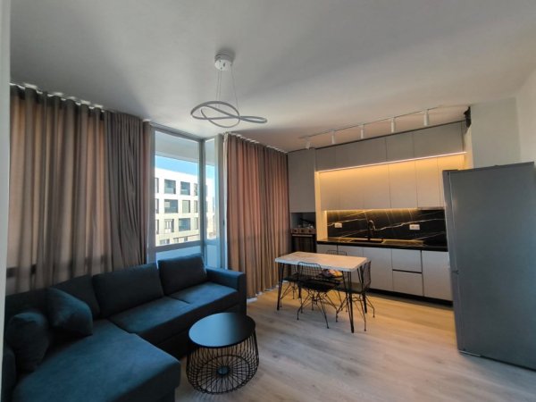 Tirane, jepet me qera apartament 1+1 Kati 5, 55 m² 520 € (Ali Demi, prane Fushes)