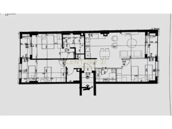 Tirane, shes apartament 3+1+Aneks+Ballkon Kati 8, 128 m² 205.001 € (PALLATIT ME SHIGJETA)