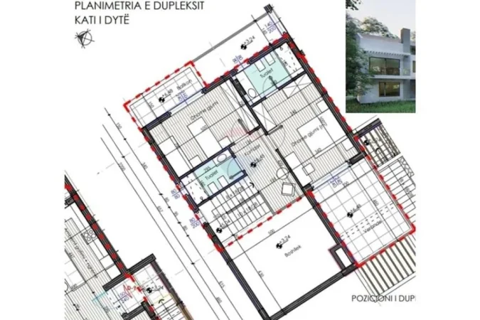 Tirane, shitet apartament duplex 2 Katshe Kati 1, 228 m² 342.150 € (Fake e Vogel)
