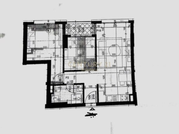 Tirane, shes apartament 2+1 Kati 7, 80 m² 128.000 € 