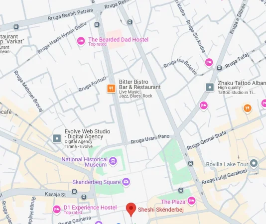 JEPET ME QERA AMBJENT KOMERCIAL BUZE RRUGE NE QENDER TE TIRANES