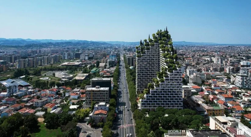 Tirane, shitet apartament 1+1+Ballkon Kati 14, 83 m² 148.068 € (Zogu i Zi)