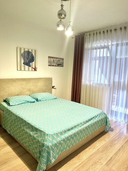 Tirane, jepet me qera apartament 1+1+Ballkon Kati 5, 60 m² 550 € (ne Rrugen Mine Peza , te gazheli)