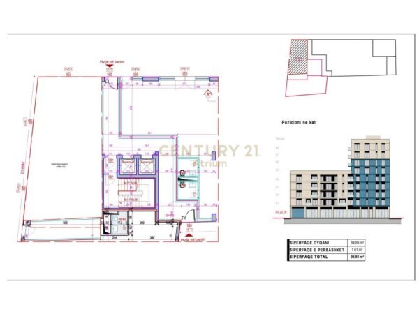 Tirane, shes ambjent biznesi Kati 0, 96 m² 376.350 € (JORDAN MISJA)