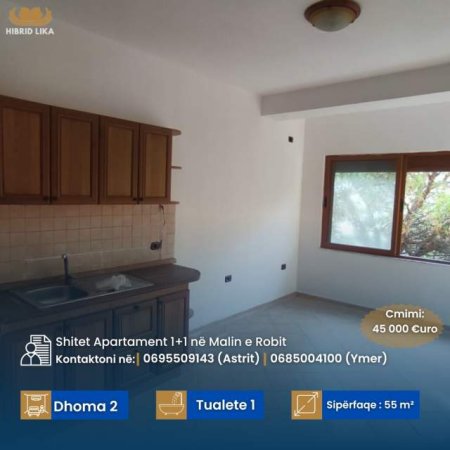 Mali Robit, shes apartament Kati 4, 55 m² 45.000 Euro (Mali i Robit)