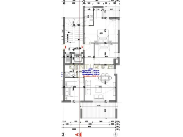 Sarande, shitet apartament 3+1+Ballkon Kati 3, 126 m² 290.000 € (Rruga Burinti)
