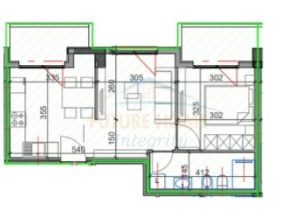Tirane, shitet apartament 1+1+Ballkon Kati 10, 67 m² 107.200 € (DRITAN HOXHA TIRANE AURA KOMPLEKS)
