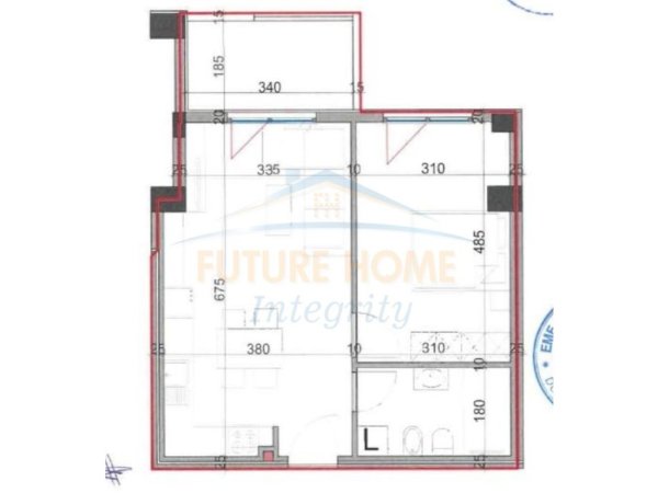 Tirane, shitet apartament 1+1+Ballkon Kati 2, 69 m² 126.000 € (Rruga e Kavajes, Kompleksi Viva)