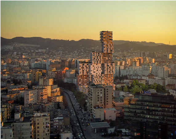 Tirane, shitet apartament 2+1+Ballkon Kati 19, 127 m² (muhamet gjollesha)