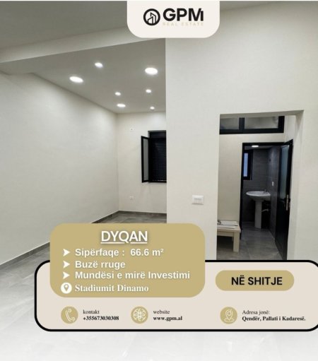 Tirane, shitet dyqan , 66 m² 550.000 € (Rruga Suleman Delvina)