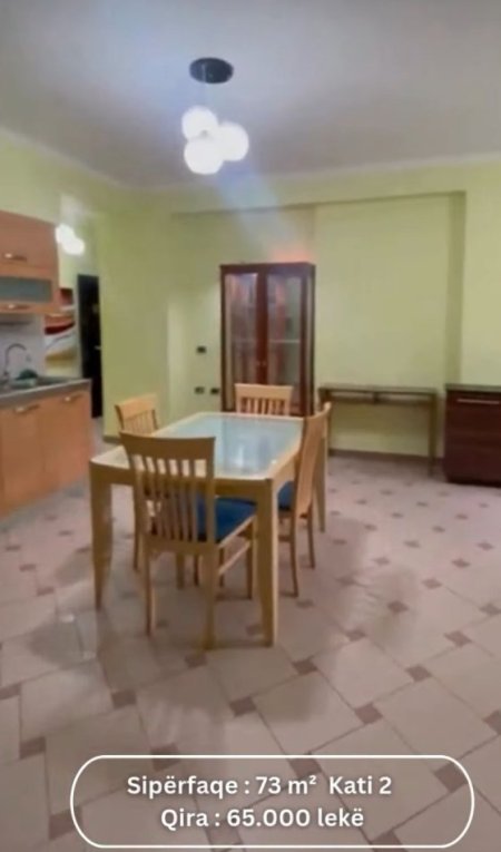 Tirane, jepet me qera apartament 2+1 Kati 2, 73 m² 650 € (Rruga e Durresit)
