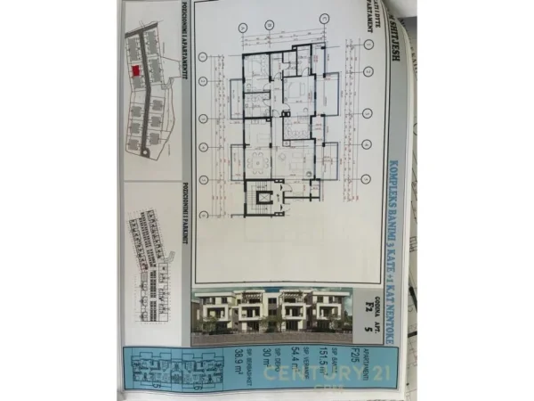 Tirane, shes apartament+verande | Penthouse 3+1+Aneks+Ballkon Kati 3, 275 m² 500.000 € (Grey Stone 2)