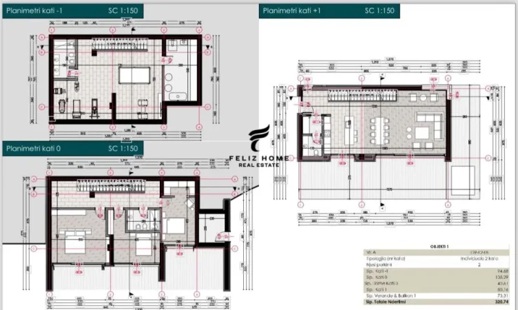 Vlore, shitet Vile 3+1 Kati 3, 320 m² 1.350.000 € (GREEN COAST 2)