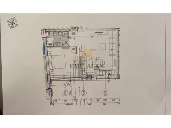 Tirane, shitet apartament 1+1 Kati 7, 64 m² 92.300 € (Bulevardi i Ri)