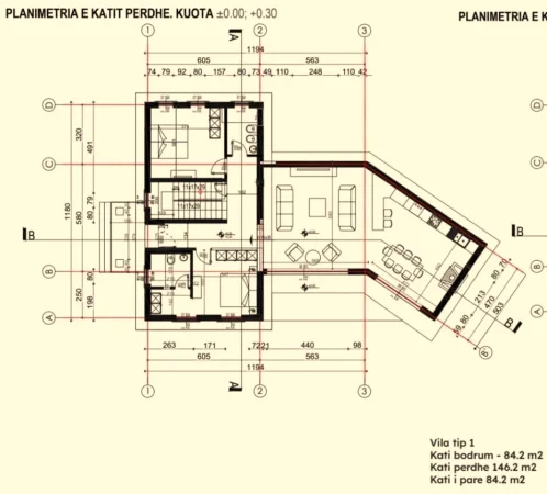 Tirane, shes Vile 2 Katshe Kati 0, 314 m² 700.000 € (Petrele)