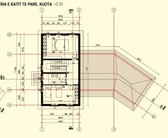 Tirane, shes Vile 2 Katshe Kati 0, 314 m² 700.000 € (Petrele)