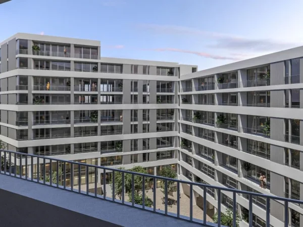 Tirane, shes apartament 1+1+Ballkon Kati 3, 66 m² 73.000 € (Forest Residence, Shkoze -12 min ne kembe nga Liqeni i Farkes)