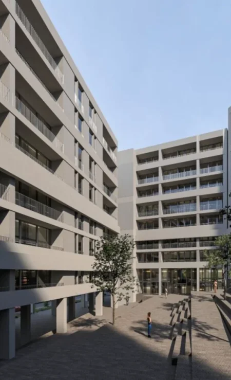 Tirane, shes apartament 1+1+Ballkon Kati 3, 66 m² 73.000 € (Forest Residence, Shkoze -12 min ne kembe nga Liqeni i Farkes)