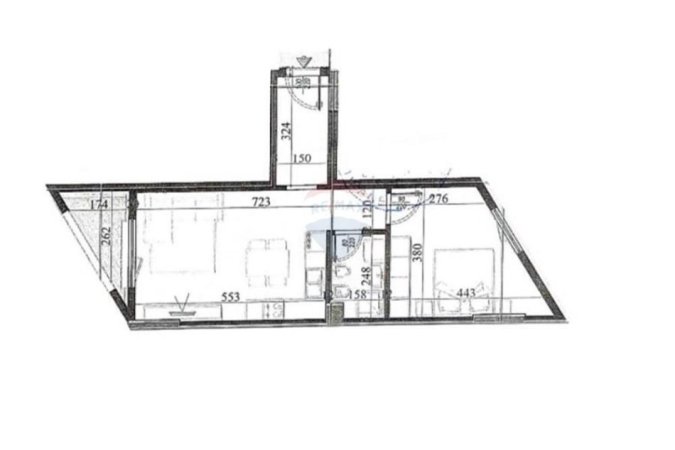 Tirane, shitet apartament 1+1 , 118.000 € (Zogu i Zi)